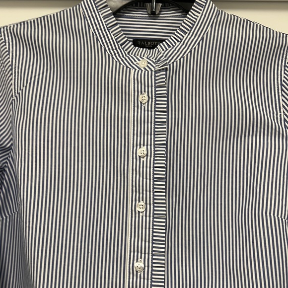 Talbots Striped Button Down Shirt - Picture 2 of 7
